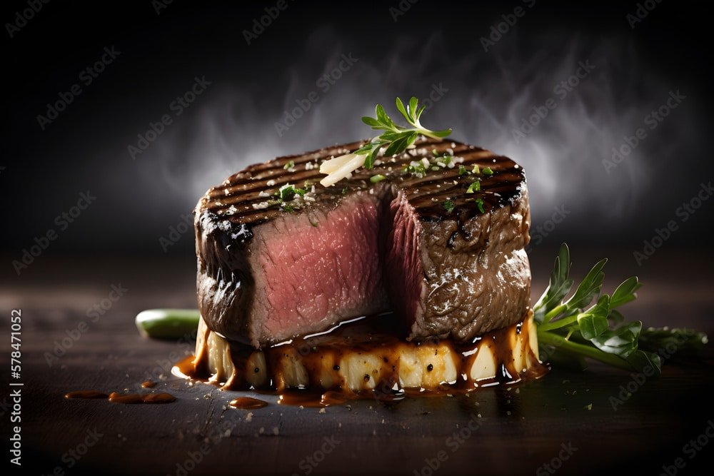 delicious-steak-with-sauce-generative-ai-stockpack-adobe-stock Delicious steak with sauce. Generative AI
