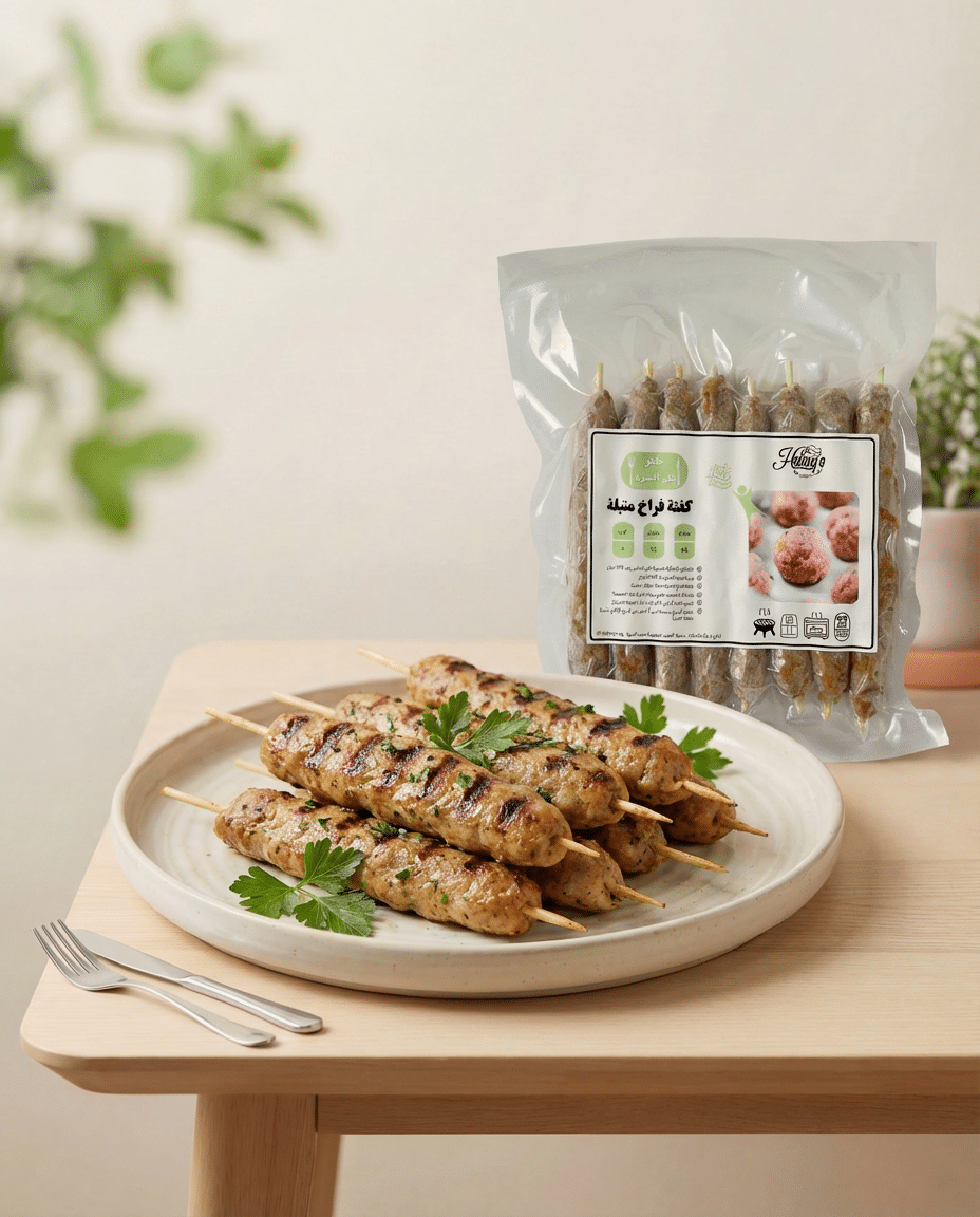 RTC-B-07 Marinated Chicken Kofta – Net Weight: (±1000 g) Packaging - Image 1