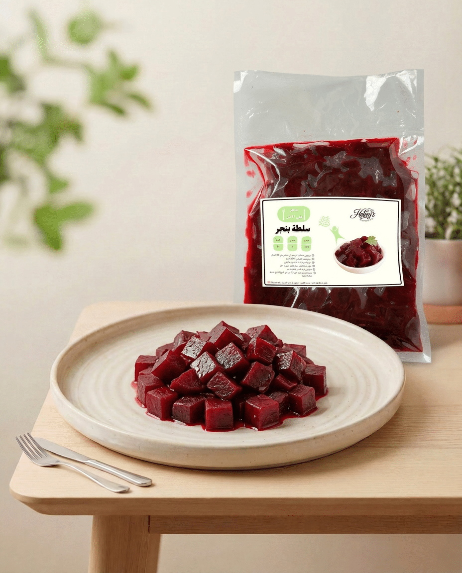 RTE-D-06 Beetroot Salad made from tender cooked beetroots, (±500 g) (serves 3–4). - Image 1